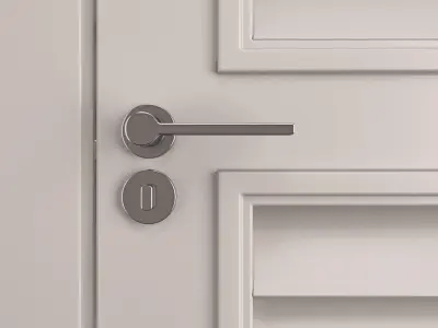 Interior doors blinds 02 3D model