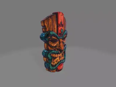 Tiki figure 3D print model