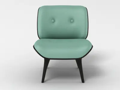 Contemporary Designer Lounge Chair 3D model