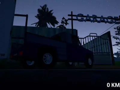 Borneo Island prototype v2 Free low-poly 3D model