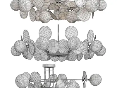 MATISSE Collection modern ceiling light - Low-poly 3D model
