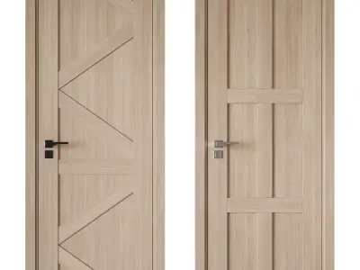 Door set 18 3D model