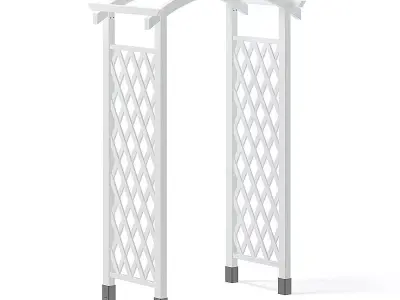 Garden Pergola 3D Model 3D model