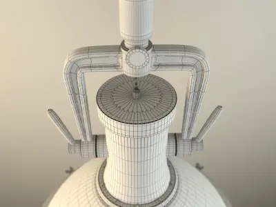     Benson Pendant Extra-Wide 3D model