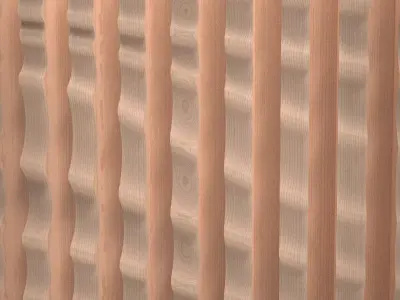 Modern Parametric 3D Wave Wall Art 3D print model