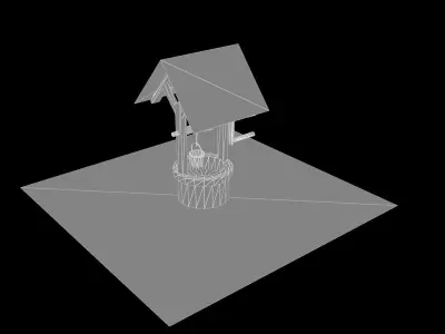 Well new Low-poly 3D model