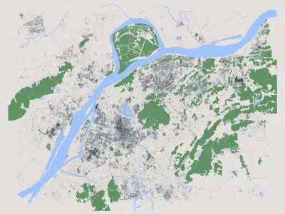 Nanjing City China 3D model