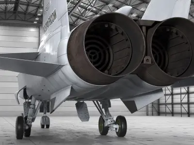  Mikoyan MiG-31 Supersonic Interceptor Aircraft 