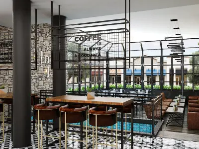 Coffee Shop 3D model