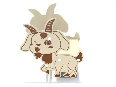 Playground - Goat Rider 3D model