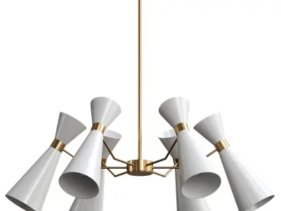  Blake 32-in Chandelier 3D model