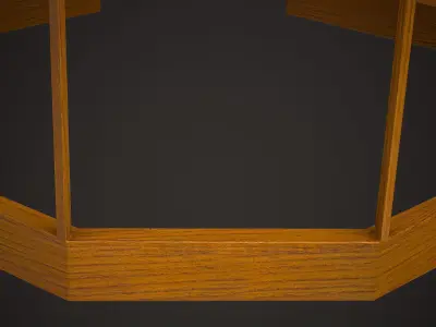 Furniture Coffee Tables Art Deco 007 Low-poly 3D model