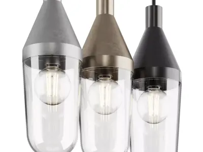 Niwa Outdoor Suspension Lamp 3D model