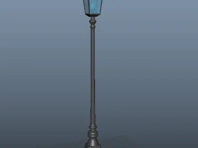 Streel Lamp 3D model