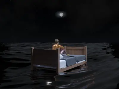 Ocean Scene 3D model