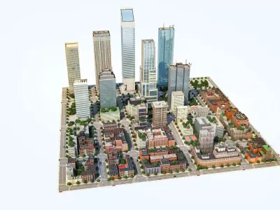 City model 3D model