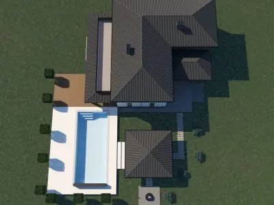 Villa for family 6 3D model