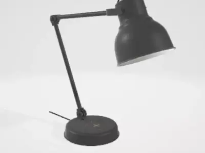Realistic Office Desk Lamp 3D Asset for Interiors 3D model