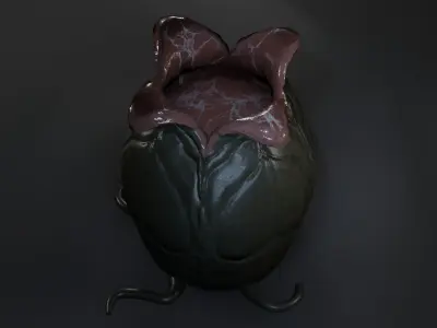 Ovomorph Low-poly 3D model