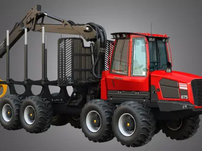 875 Forwarder 3D model
