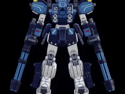 Gundam Heavyarms Custom Fanmade 3D model