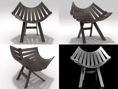 Clip Chair 3D model