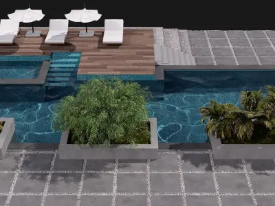 SWIMMING POOL NO76 A 3D model