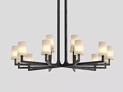WRIGHT ROUND CHANDELIER 3D model