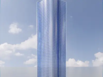 Parametric Building 1c7 3D model