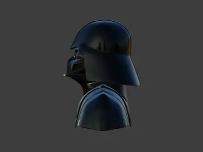Hard Surface character model of Darth Vader  3D model