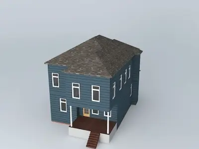 Bungalow house Free 3D model