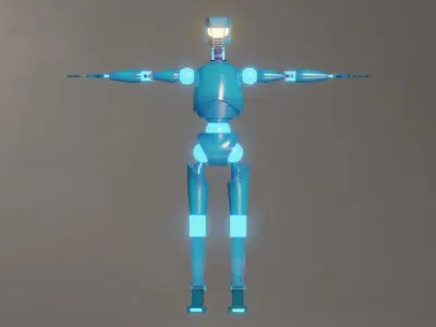 Humanoid Robot 3D model purchase