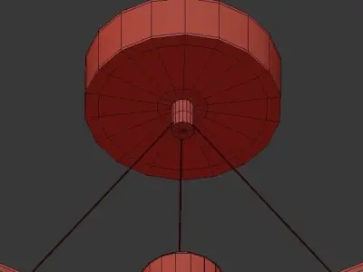 Delightfull pendant lamp hanging 3D model