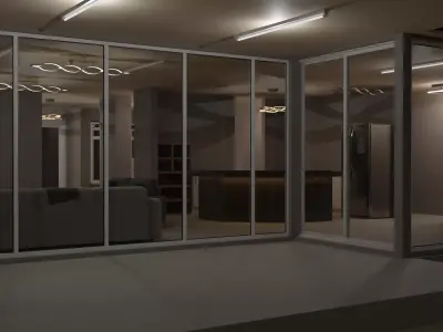 4 Bedroom Base Single Floor House 3D model