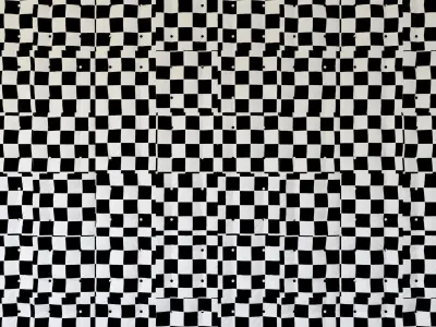 Decorative red wall panel 3D model