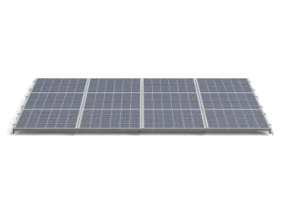 Large Solar Panel 3D Model 3D model