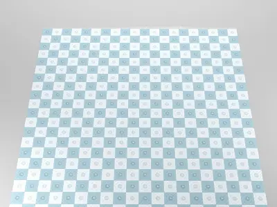 Persian Carpet Collection-vol11-4k texture Low-poly 3D model