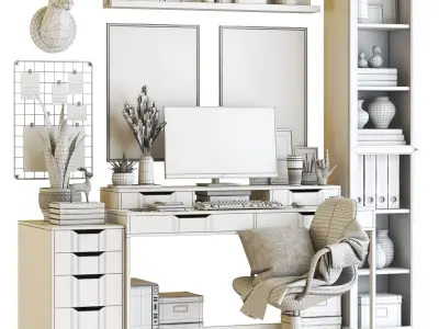 Office workplace 63 3D model