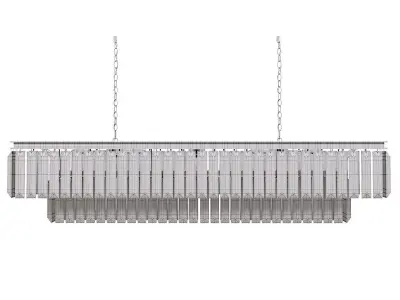 Leyland Tiered Rectangular Chandelier 3D model