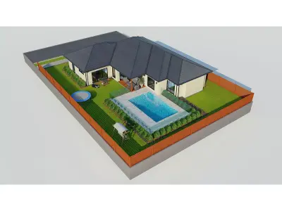 Australian House 4 3D model