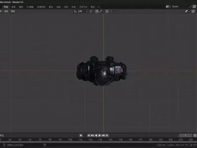 futuristic concept sci-fi design  soldier 3D model