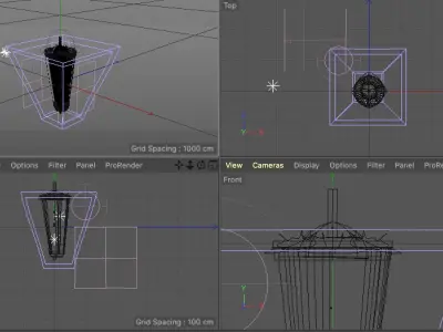 Monaco lantern 3D model