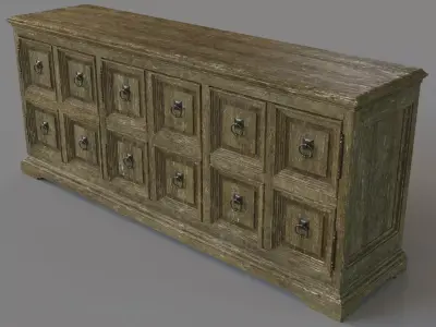 Home Entertainment La Grange Winchester Media Console 3D model