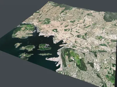 Cityscape  Oslo Norway 3D model