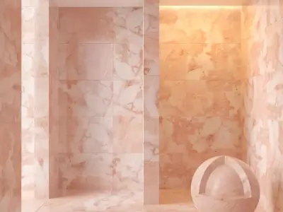 Marble wall 69 3D model