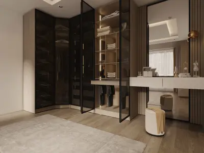 Hpl Dressing Room  Low-poly 3D model