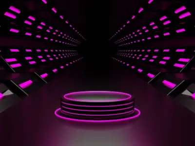 Sci Fi Product Display Podium 3D model