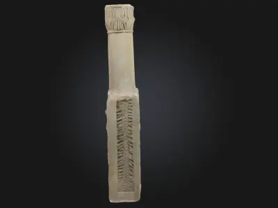 Ancient Pillar Design  Echoes of a Forgotten Empire 3D model
