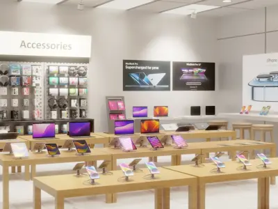 Apple Store 3D model
