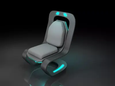 Sci Fi Chair 3D model buy